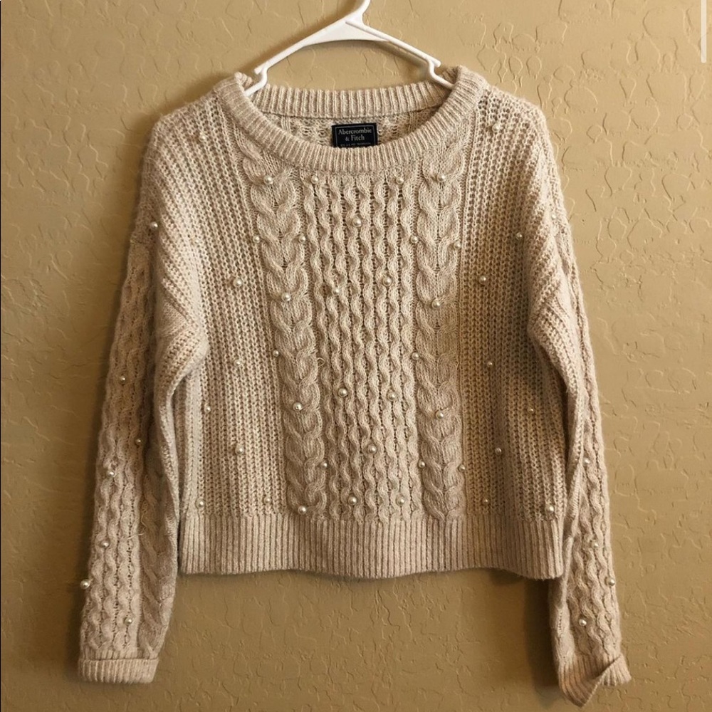 A&F beaded sweater